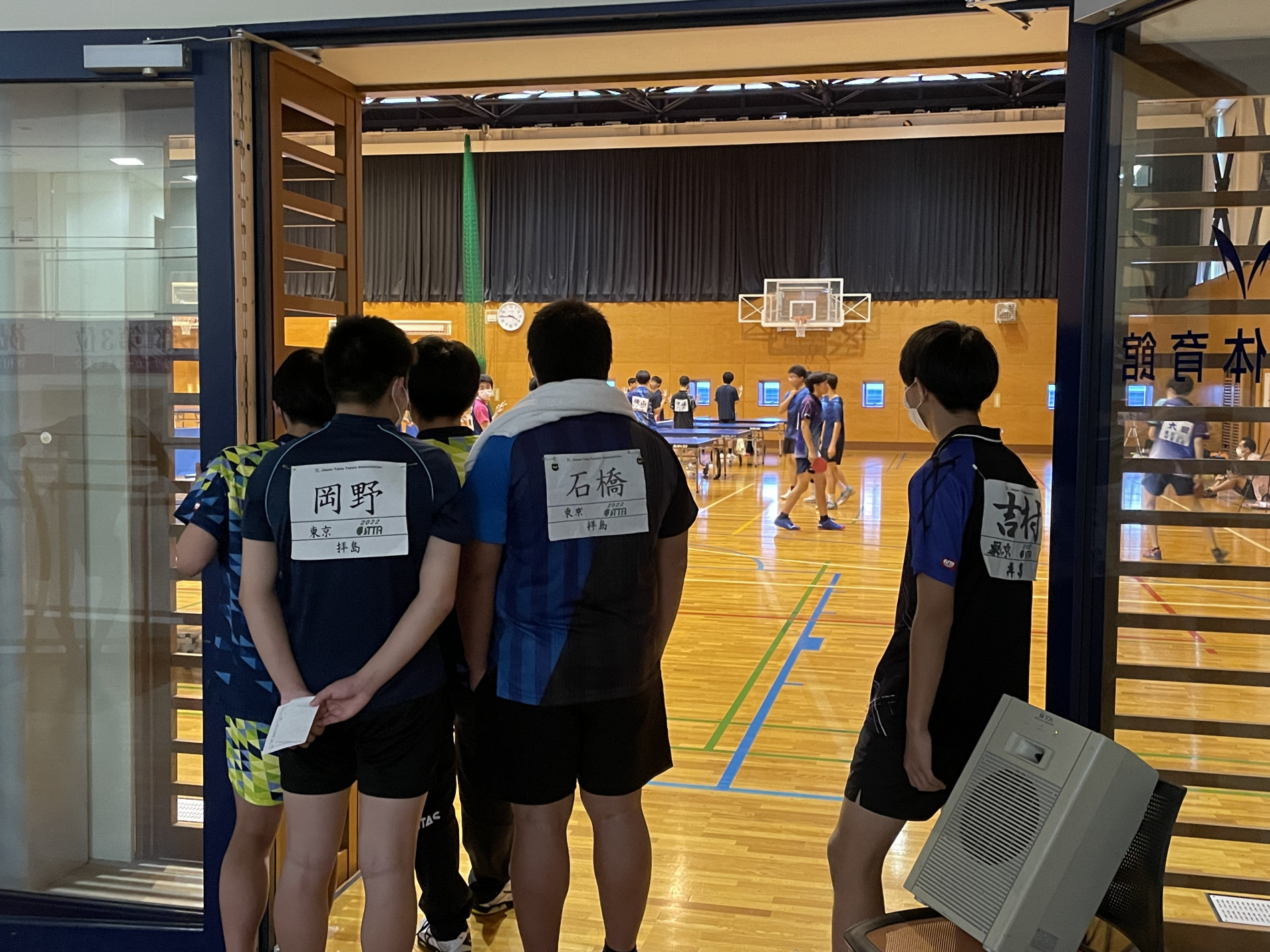 卓球部新人大会①